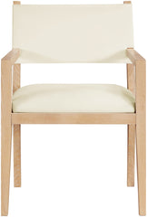 Avon - Vegan Leather Dining Arm Chair