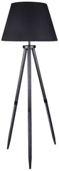 Orhan - Wood Floor Lamp - Black