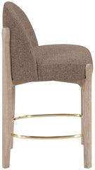 Torino - Counter Stool With Brushed Natural Base