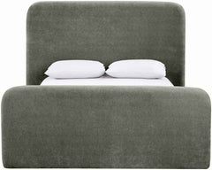 Fira - Chenille Fabric Upholstered Bed