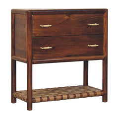 Regency - Woven 2 Drawer Nightstand - Brown