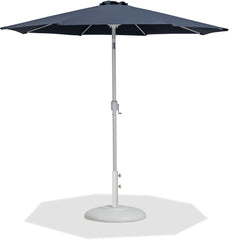 Fiji - Aluminum Patio Umbrella With Round White Base