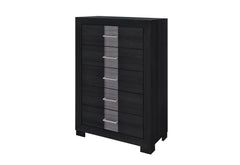 Optimus - 5 Piece Queen Bedroom Set - Black
