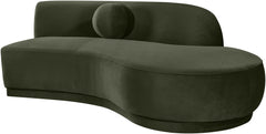 Avra - 86" Velvet Performance Fabric Upholstered Sofa