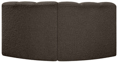 Arc - Boucle Fabric 2 Piece Modular Sofa