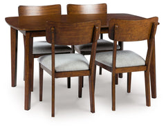 Tameride - Brown - Dining Room Table Set (Set of 5)