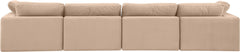 Comfy - Velvet Modular Sofa 4 Seats