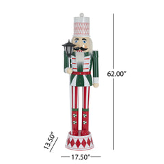 Classic Nutcracker Holiday Decor, Durable Construction - Green / Red / White