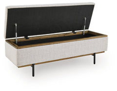 Dettaford Next-Gen Nuvella - Storage Bench - Stone