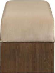 Sable - 52" Velvet Performance Fabric Upholstered Bench
