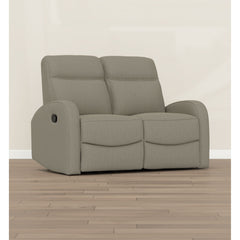 Manual Reclining Loveseat With Dual Seating Support For Living Room