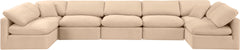 Indulge - Velvet 7 Piece Modular U-Shaped Sectional