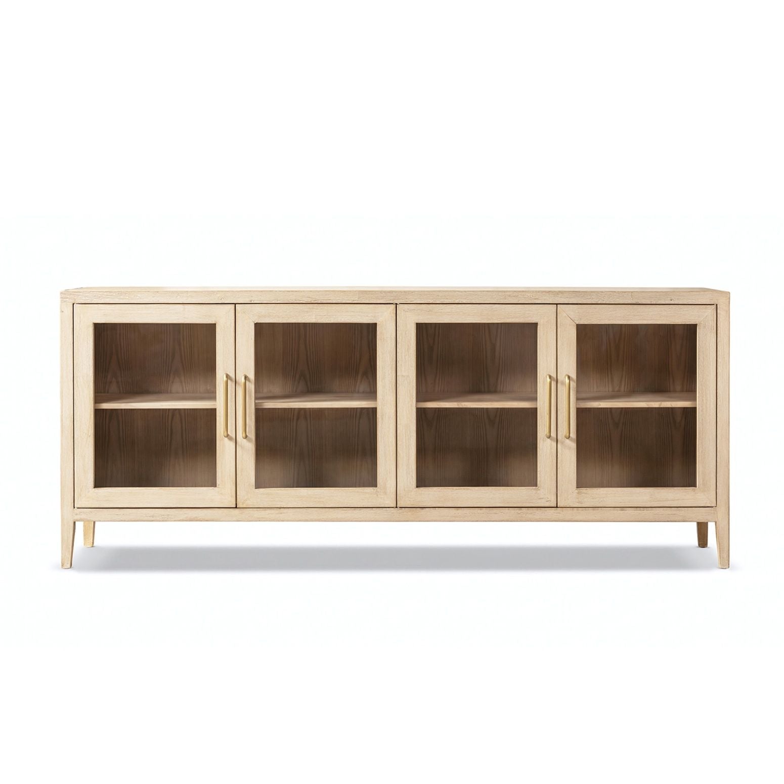 Marlowe - Glass Door Sideboard - White