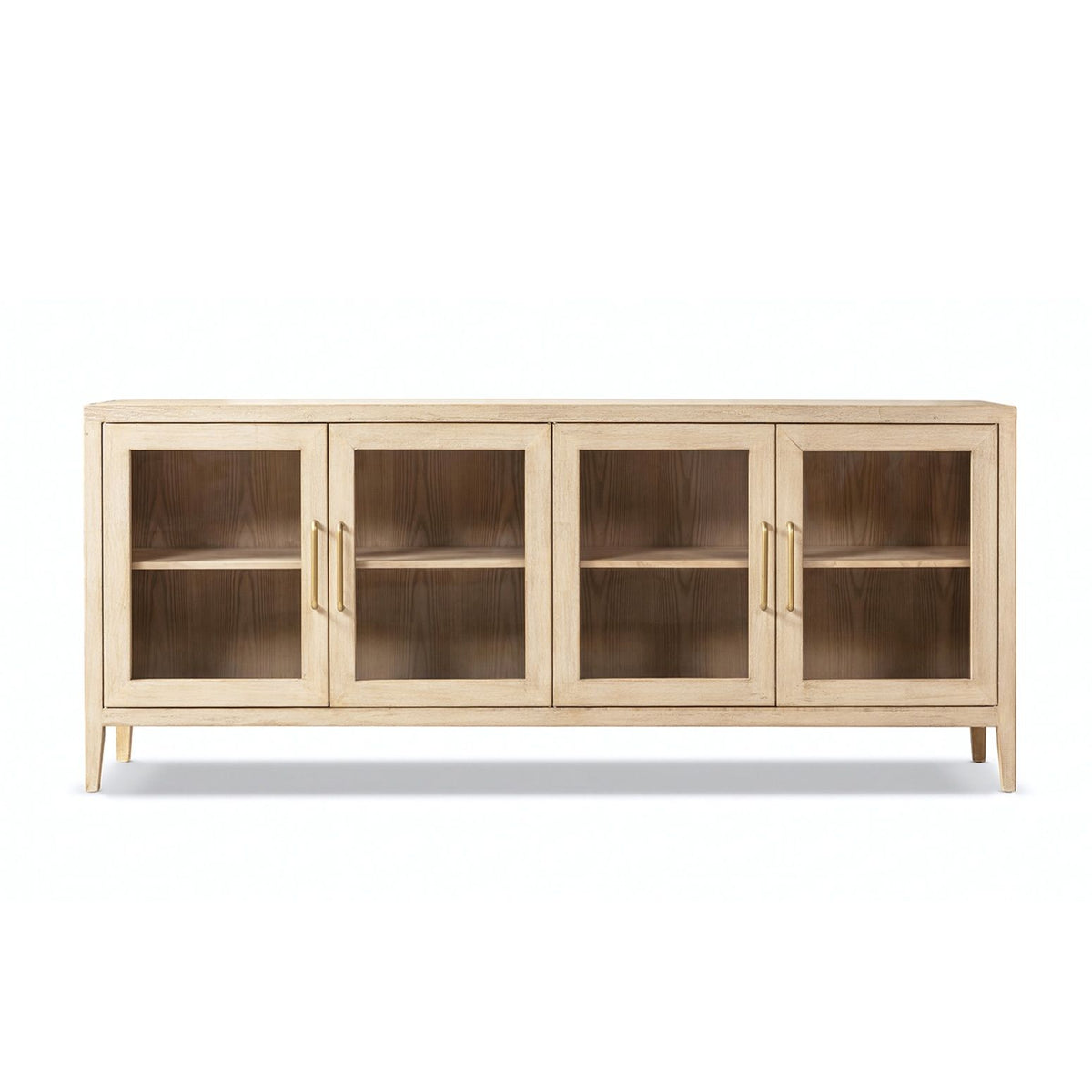 Marlowe - Glass Door Sideboard - White