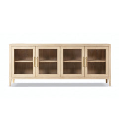 Marlowe - Glass Door Sideboard - White