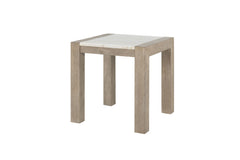 T1321 - End Table - Natural / White