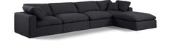 Comfy - 5 Piece Linen Modular Sectional With Chaise