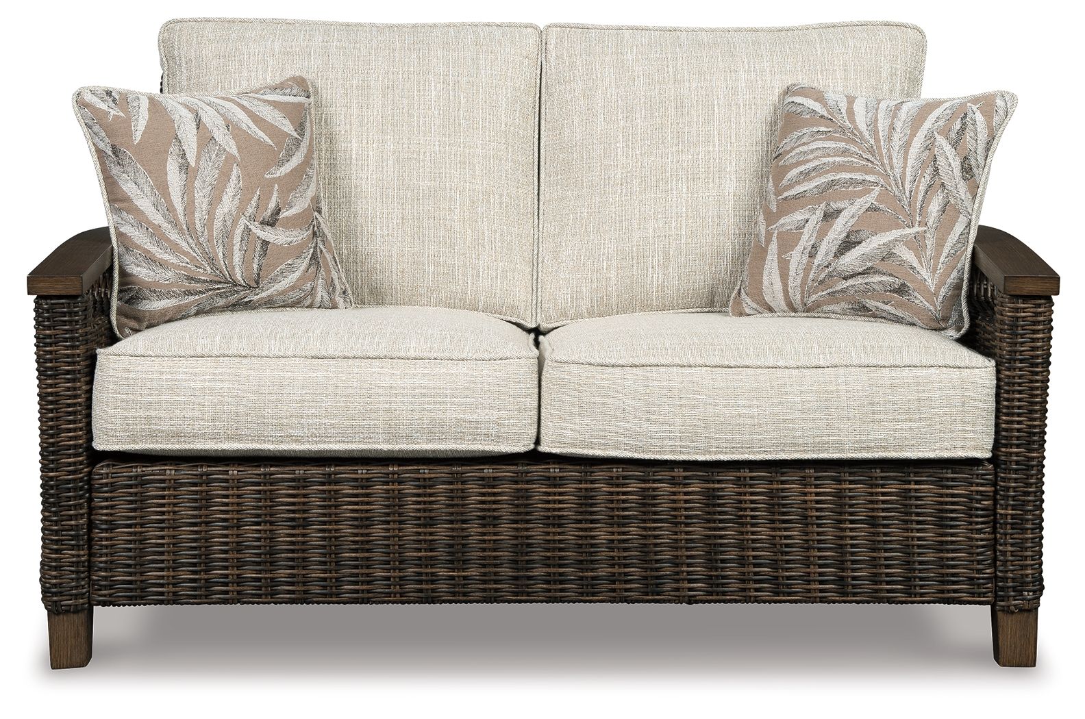Paradise Trail - Medium Brown - Loveseat w/Cushion