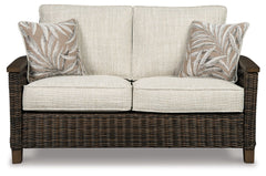 Paradise Trail - Medium Brown - Loveseat w/Cushion