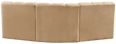 Arc - Velvet 3 Piece Modular Corner Sofa