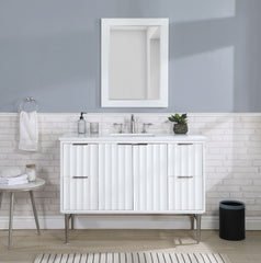 Modernist - Bathroom Vanity With Chrome Legs