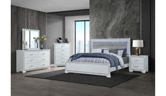 Soleil - 5 Piece Queen Bedroom Set - White