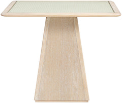Atrium - Glass Top And Wood Base Dining Table
