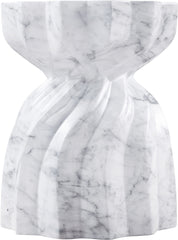 Caserta - Marble Finish Concrete End Table