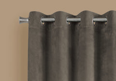 2 Pieces Set, Curtain Panel, Room Darkening, Grommet, Contemporary & Modern