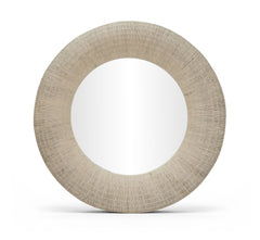 Meadow - Round Jute Rope Framed Mirror