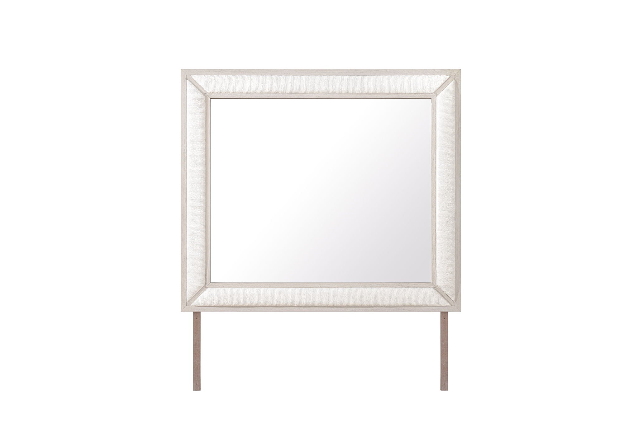 Clara - Upholstered Mirror - Beige