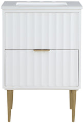 Modernist - Bathroom Vanity With Gold Legs
