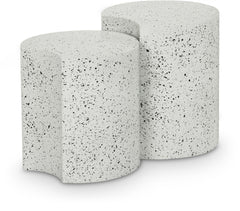 Dimple - Modular End Table - Terazzo Finish
