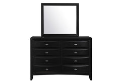 Linda - 5 Piece Queen Bedroom Set - Black