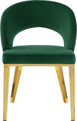 Roberto - Dining Chair with Gold Legs