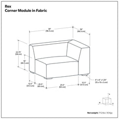 Rex - Corner Sofa Module