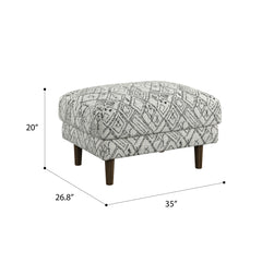 Abstract Ottoman - Black