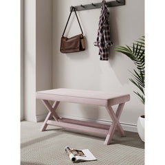 Abigail - Accent Bench With Piped Cushion