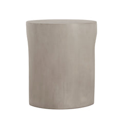 Outdoor Round With U Shape Side Table - Light Gray