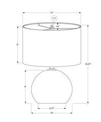 Lighting, Contemporary Table Lamp, Ceramic - Cream