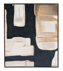 Feyville - Wall Art - Black / Brown / Cream