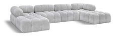 Ames - 6 Piece Fabric Modular U-Shaped Sectional