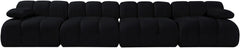 Orin - Velvet 4 Piece Modular Sofa