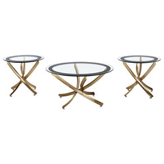 Brooke - Round Coffee Table Set