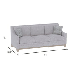Sofa With Casual Accent - Gray