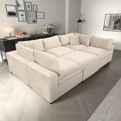 Hayward - Modular Sectional Sofa - Ivory
