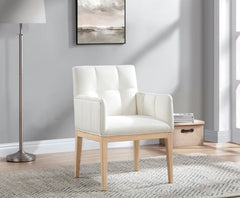 Adrian - Dining Arm Chair (Set of 2) - Light Brown Legs