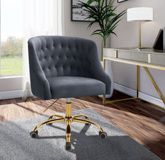 Arden - Office Chair with Gold Legs