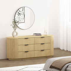 Olivia - Dresser With 6 Drawers - Oak
