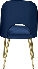 Logan - Dining Chair (Set of 2) - Gold Legs